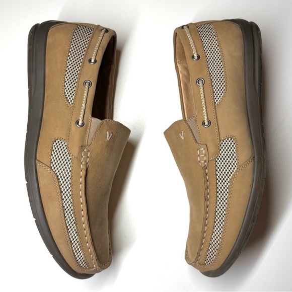 Vionic Men’s Earl Boat Loafers Shoes Leather Slip On Size- 10.5 - Picture 8 of 9